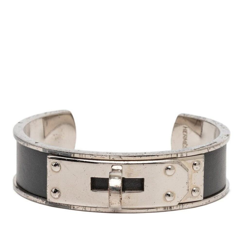 Hermes Kelly Bangle Silver Gray